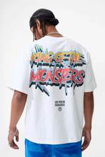 Load image into Gallery viewer, Jordan Craig Sea Monster Cropped Boxy T-Shirt (White)(Joggers sold separately!)