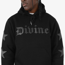 Load image into Gallery viewer, COPPER RIVET BLACK &quot;DIVINE&quot; HOODIE