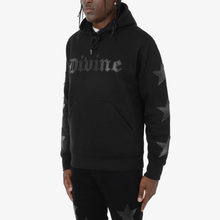 Load image into Gallery viewer, COPPER RIVET BLACK &quot;DIVINE&quot; HOODIE