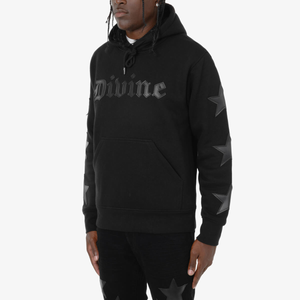 COPPER RIVET BLACK "DIVINE" HOODIE