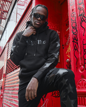 Load image into Gallery viewer, COPPER RIVET BLACK &quot;DIVINE&quot; HOODIE