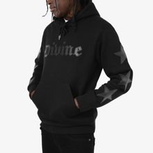Load image into Gallery viewer, COPPER RIVET BLACK &quot;DIVINE&quot; HOODIE