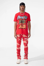 Load image into Gallery viewer, Jordan Craig Surfside Stacked Sweatpants (Red)(T-shirt sold separately)