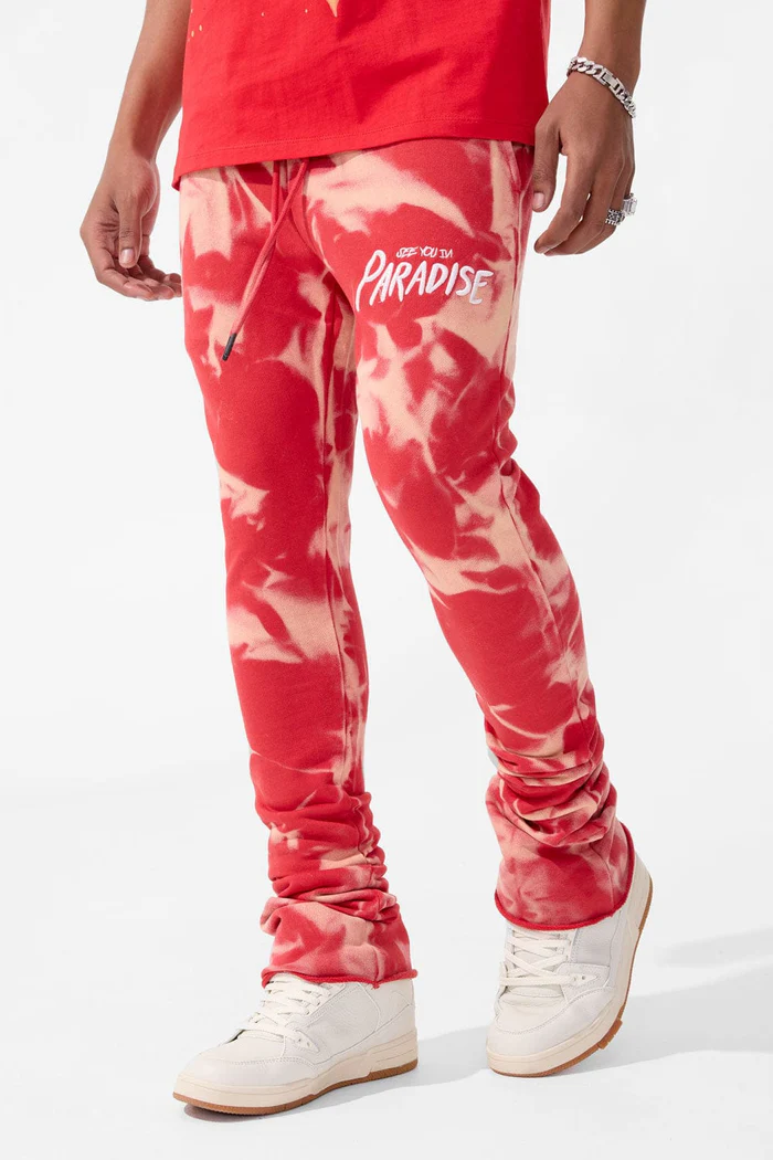 Jordan Craig Surfside Stacked Sweatpants (Red)(T-shirt sold separately)