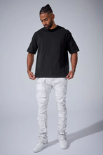 Load image into Gallery viewer, JORDAN CRAIG STACKED &quot;SYIP THRILLER&quot; CARGO PANTS (ARTIC CAMO)
