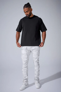 JORDAN CRAIG STACKED "SYIP THRILLER" CARGO PANTS (ARTIC CAMO)