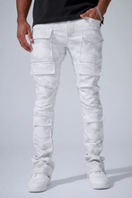 Load image into Gallery viewer, JORDAN CRAIG STACKED &quot;SYIP THRILLER&quot; CARGO PANTS (ARTIC CAMO)