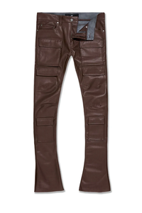 JORDAN CRAIG STACKED "SYIP THRILLER" CARGO PANTS (BROWN)