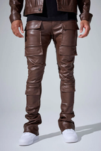 Load image into Gallery viewer, JORDAN CRAIG STACKED &quot;SYIP THRILLER&quot; CARGO PANTS (BROWN)