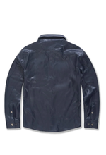 Load image into Gallery viewer, JORDAN CRAIG THRILLER BUTTON UP SHIRT (MIDNIGHT BLUE)