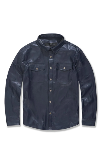 JORDAN CRAIG THRILLER BUTTON UP SHIRT (MIDNIGHT BLUE)