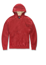 Load image into Gallery viewer, JORDAN CRAIG &quot;THRILLER&quot; PULLOVER HOODIE (RED)
