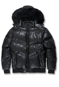 JORDAN CRAIG THRILLER PUFFER JACKET (BLACK)