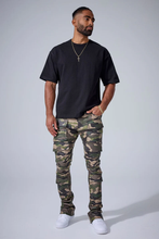 Load image into Gallery viewer, JORDAN CRAIG STACKED &quot;SYIP THRILLER&quot; CARGO PANTS (VINTAGE CAMO)