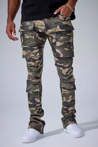 JORDAN CRAIG STACKED "SYIP THRILLER" CARGO PANTS (VINTAGE CAMO)
