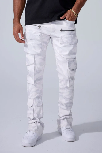 JORDAN CRAIG TRILLEST ROSS STACKED CARGO PANTS JRF2252C (ARTIC CAMO)