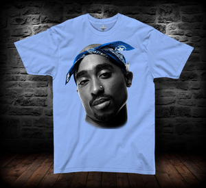 GAME CHANGERS "Tupac" Tee (Lt. Blue)