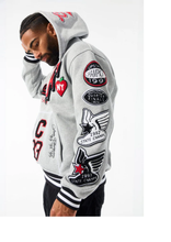 Load image into Gallery viewer, JORDAN CRAIG HALL OF FAME PULLOVER HOODIE (ASH HEATHER)