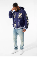 Load image into Gallery viewer, JORDAN CRAIG STATE CHAMPS PULLOVER HOODIE (NAVY)