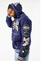 Load image into Gallery viewer, JORDAN CRAIG STATE CHAMPS PULLOVER HOODIE (NAVY)