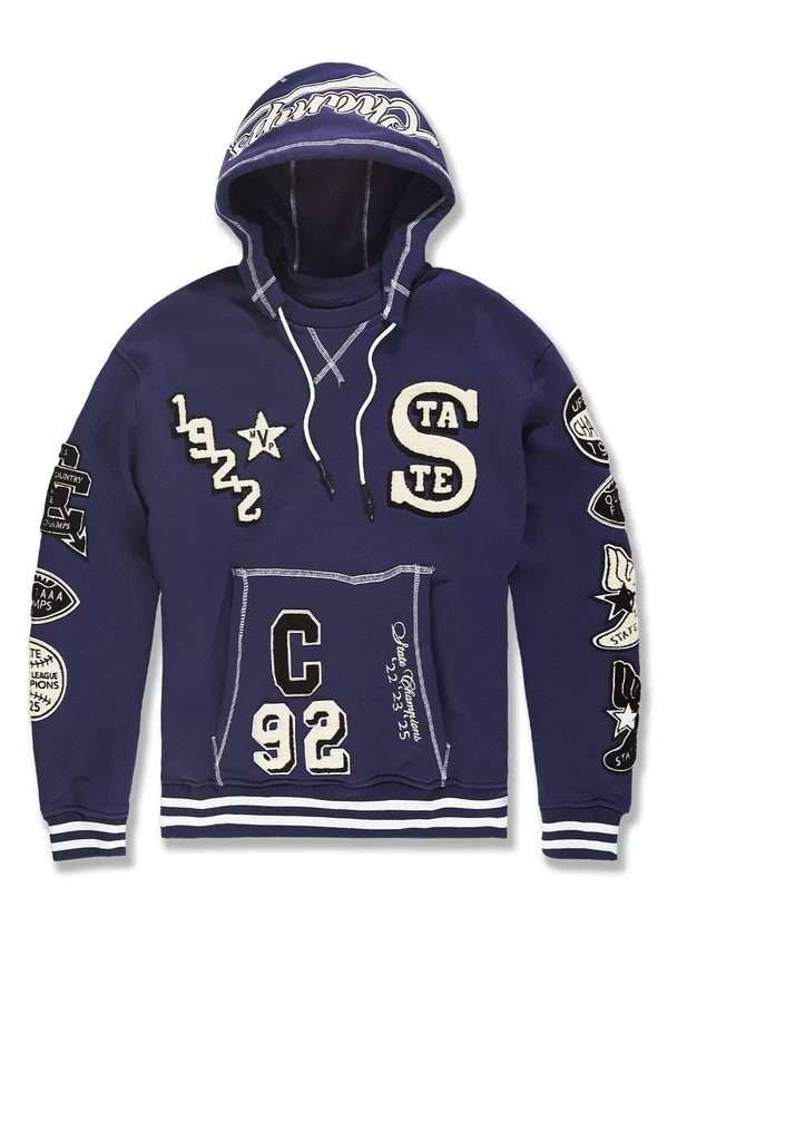 JORDAN CRAIG STATE CHAMPS PULLOVER HOODIE (NAVY)
