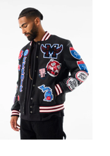 Load image into Gallery viewer, JORDAN CRAIG MOTOWN VARSITY JACKET (PISTON)