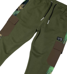 CIVILIZED CARGO HOODIE + JOGGER SET W/ DETACHABLE VEST (OLIVE)