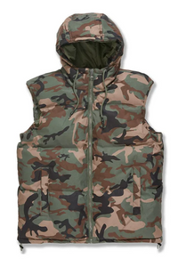 JORDAN CRAIG PUFFER VEST VINTAGE CAMO