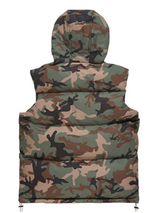 JORDAN CRAIG PUFFER VEST VINTAGE CAMO
