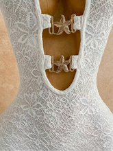 Load image into Gallery viewer, WOMEN'S DEEP V-NECK ROMPER WITH METAL CLASPS IN STORES NOW