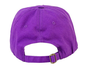 WHITE RUNTZ HAT (PURPLE)