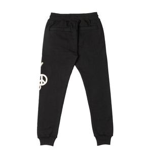 PEACE, LOVE, RUNTZ JOGGER (BLACK)