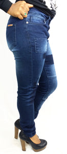 REDFOX BLUE PATCH DENIM JEANS PA5090