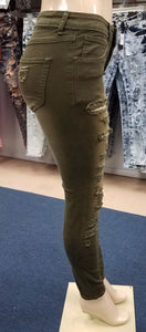 REDFOX rip off pants olive
