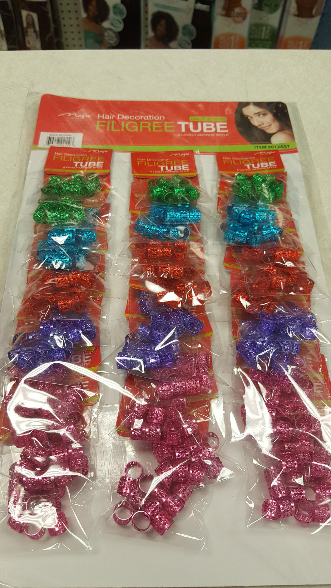 FILIGREE TUBE LARGE CUFFS COLOR