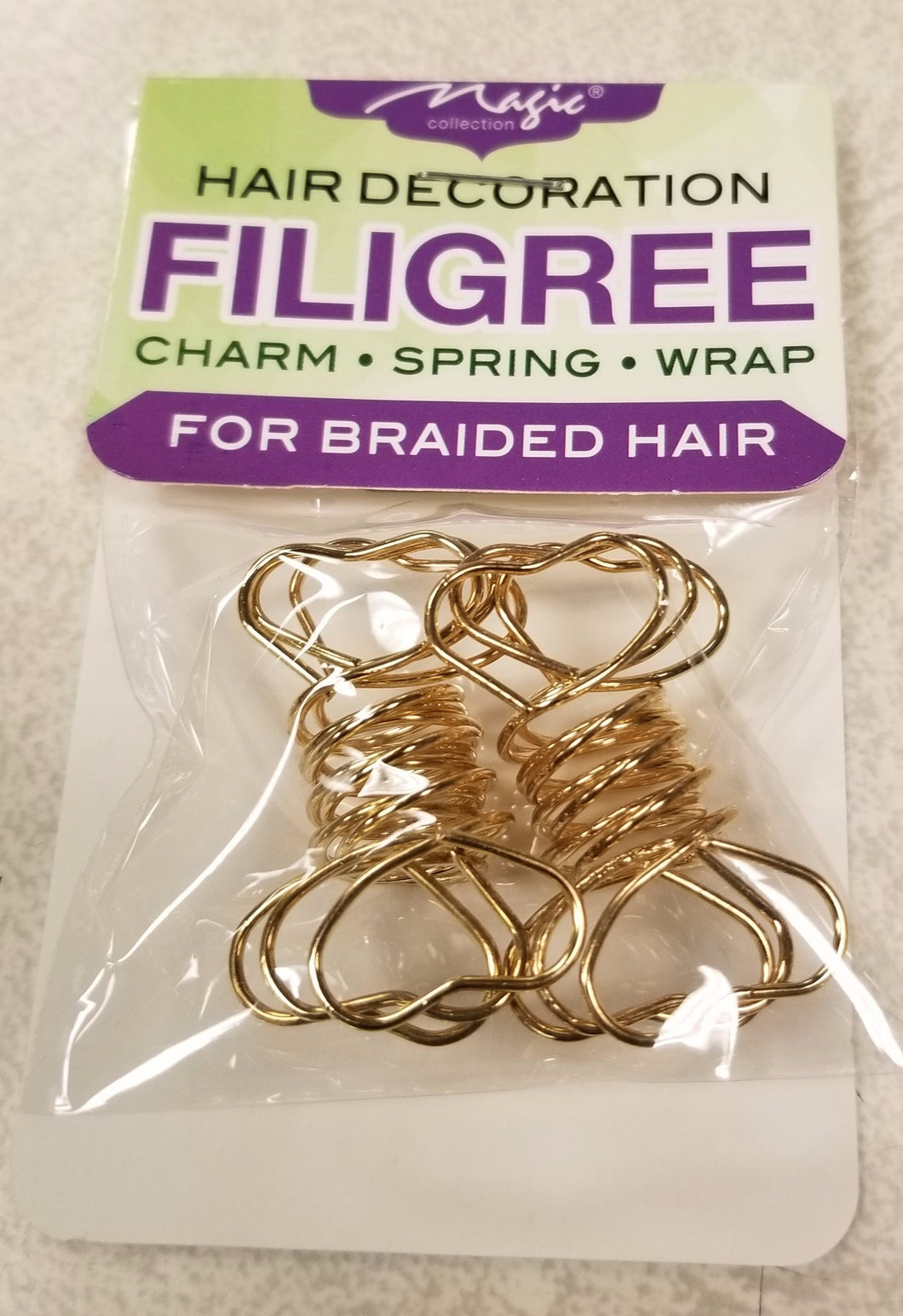 FILIGREE SPRING HEARTS (GOLD)