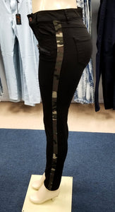 REDFOX BLACK CAMO STRIPED JEANS PL861