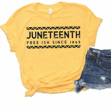 Load image into Gallery viewer, Women JUNETEENTH FREE-ISH 1865 TEE (In Store Now)