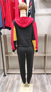 RedFox Women colorblock jogging set (red)