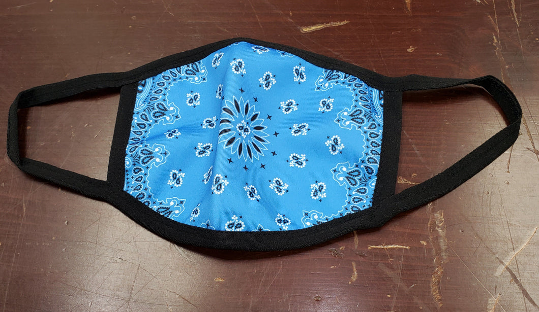 HUDSON Bandana Face Mask (Light Blue)
