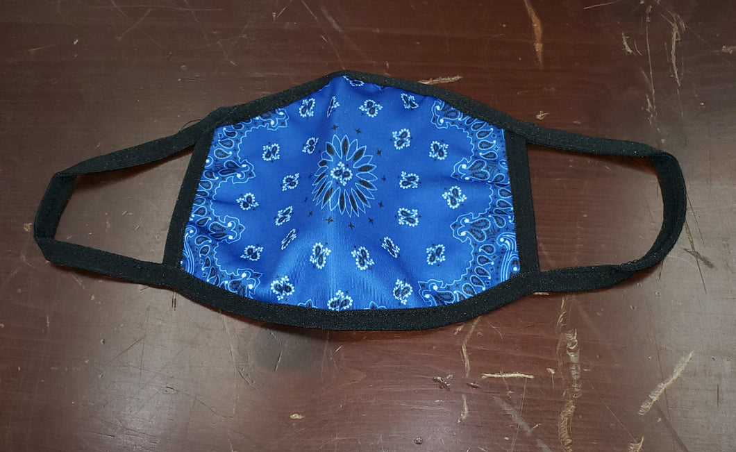 HUDSON Bandana Face Mask (Blue)