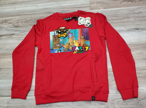 CIVILIZED PARTY CREWNECK (RED)