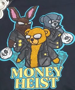 CIVILIZED MONEY HEIST CREWNECK (BLACK)