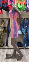 Load image into Gallery viewer, REDFOX MESH COLOR BLOCK DRESS (MULTI)