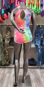 REDFOX TIE DYE 2PC SHORTS SET (MULTI)