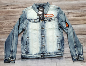 MOTIVE DENIM "SURVIVAL OF THE FITTEST" JACKET (VINTAGE)