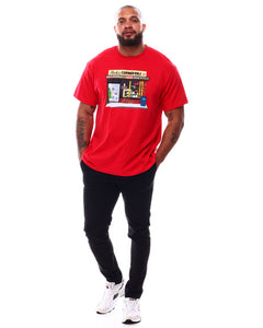 MEN AKOO CORNER DELI TEE (RED)