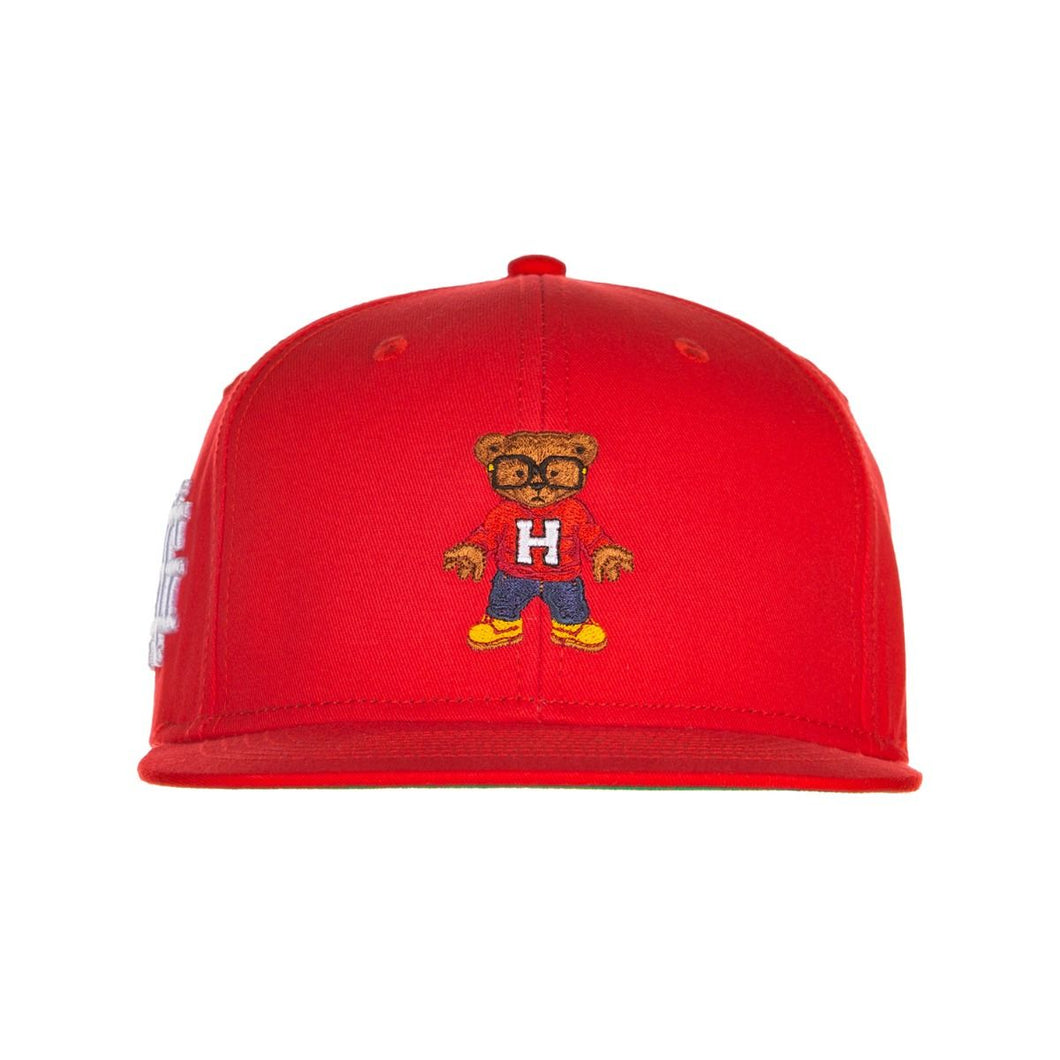 HUSTLE GANG WORKER BEAR SNAPBACK HAT (GOJI BERRY)