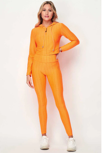 WOMEN'S TikTok Scrunch Butt High Waisted Legging 2pc. Set