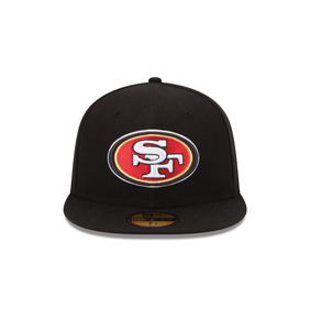 San Francisco 49ers New Era Team 59FIFTY Fitted Hat - Black